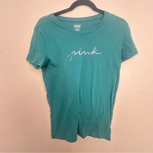Victoria's Secret Teal PINK Tee